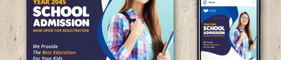 College Admission Social Media Post Template Free Psd