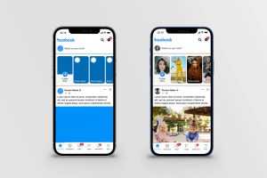 Complete Facebook App Mockups Free PSD