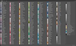Copic Marker 358 Color Swatches