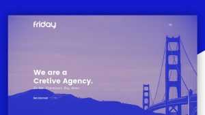 Creative Agency Website Template PSD