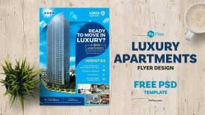 Creative Apartment for Sale Flyer Design Free PSD Template