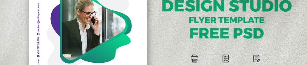 Creative Design Studio Flyer Template Free PSD Creative Design Studio Flyer Template Free PSD
