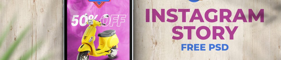Creative Offer Sale Instagram Story Design Template PSD for Free