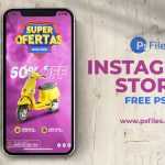 Creative Offer Sale Instagram Story Design Template PSD for Free