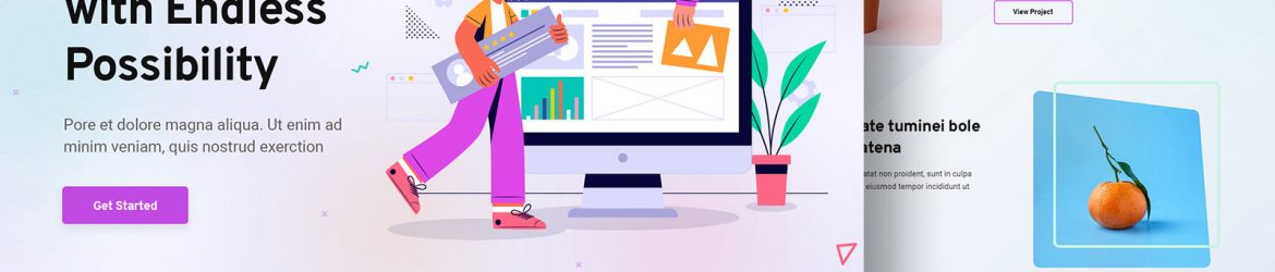 Creative Startup Agency Website Landing Page PSD Template