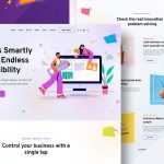 Creative Startup Agency Website Landing Page PSD Template
