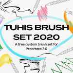 Custom Brush Set Procreate for free