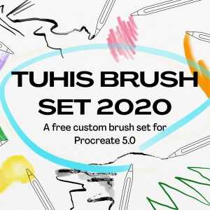 Custom Brush Set Procreate for free