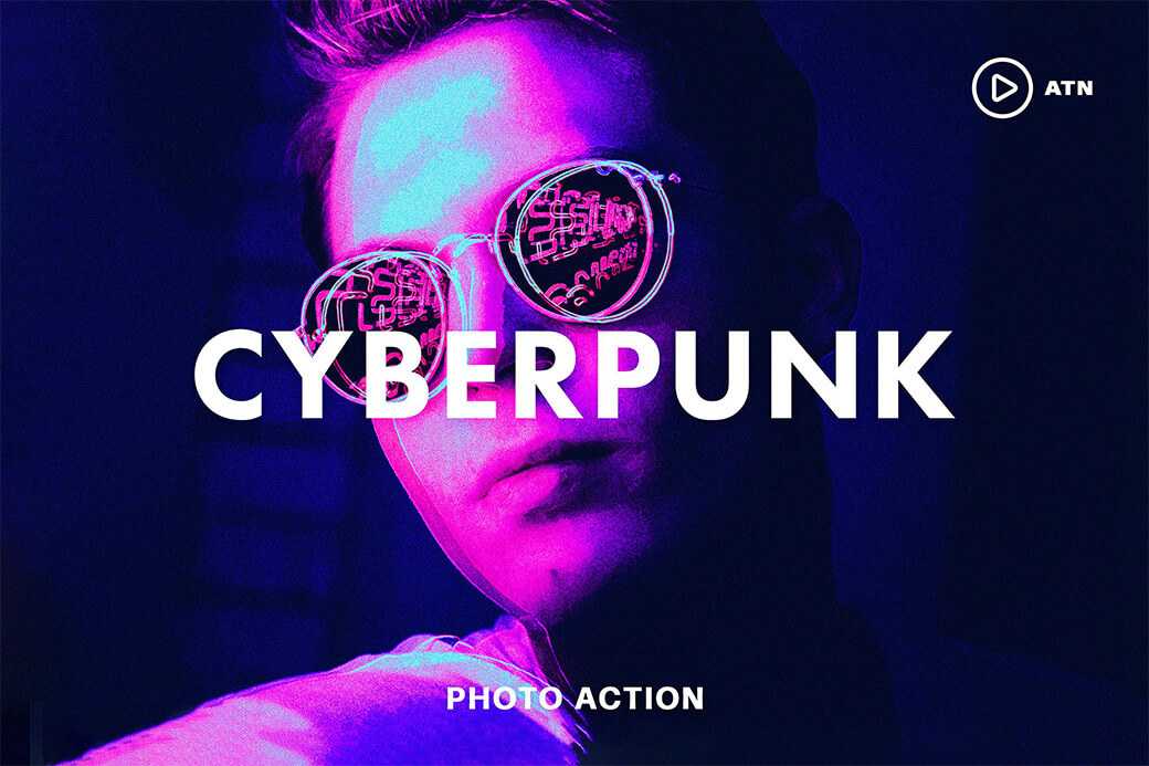 Cyberpunk Photoshop Action Free