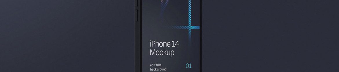 Dark iPhone 14 Pro Mockup 1 free file