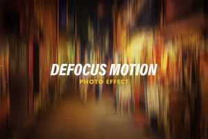 Defocus Motion Photo Effect PSD free - Best PsFiles