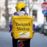 Delivery Backpack Mockup - Free PSD Download Delivery Backpack Mockup
