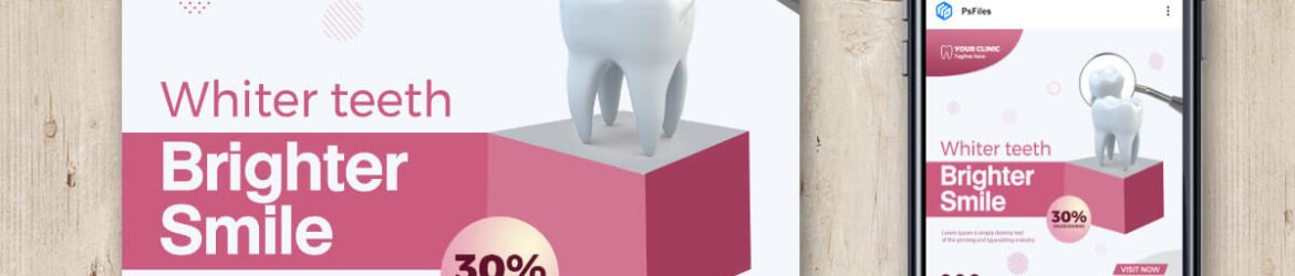 Dental Care Clinic Free Instagram Post Design PSD Template