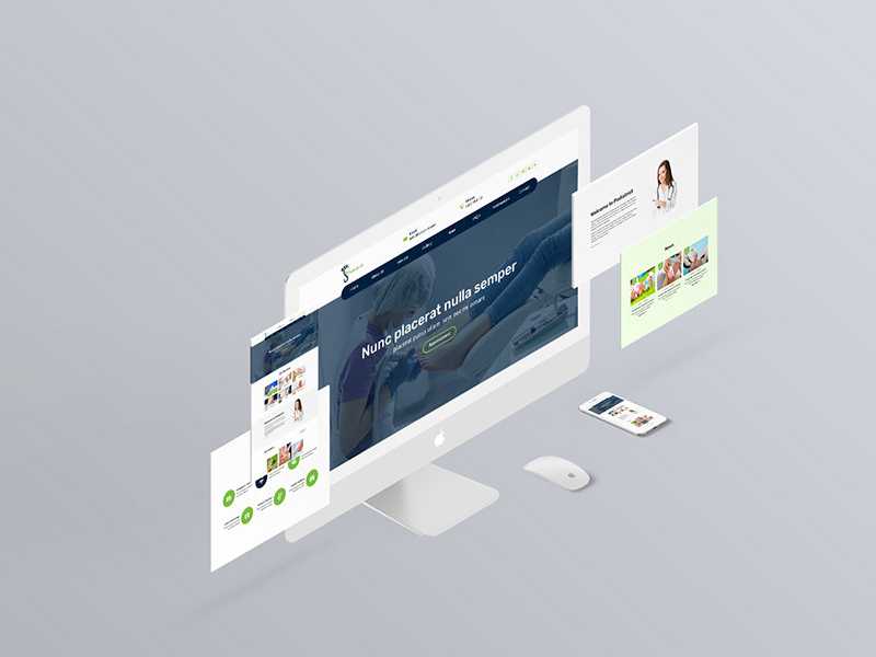 Dental & Clinic Website Template PSD | Podiatrist