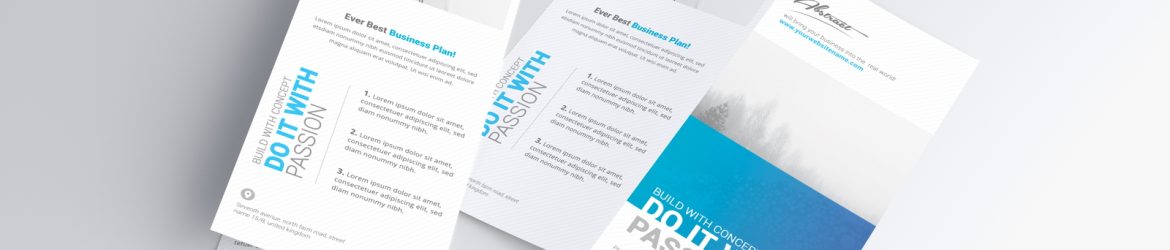 DL Bifold Brochure Mockup
