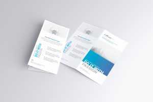 DL Bifold Brochure Mockup