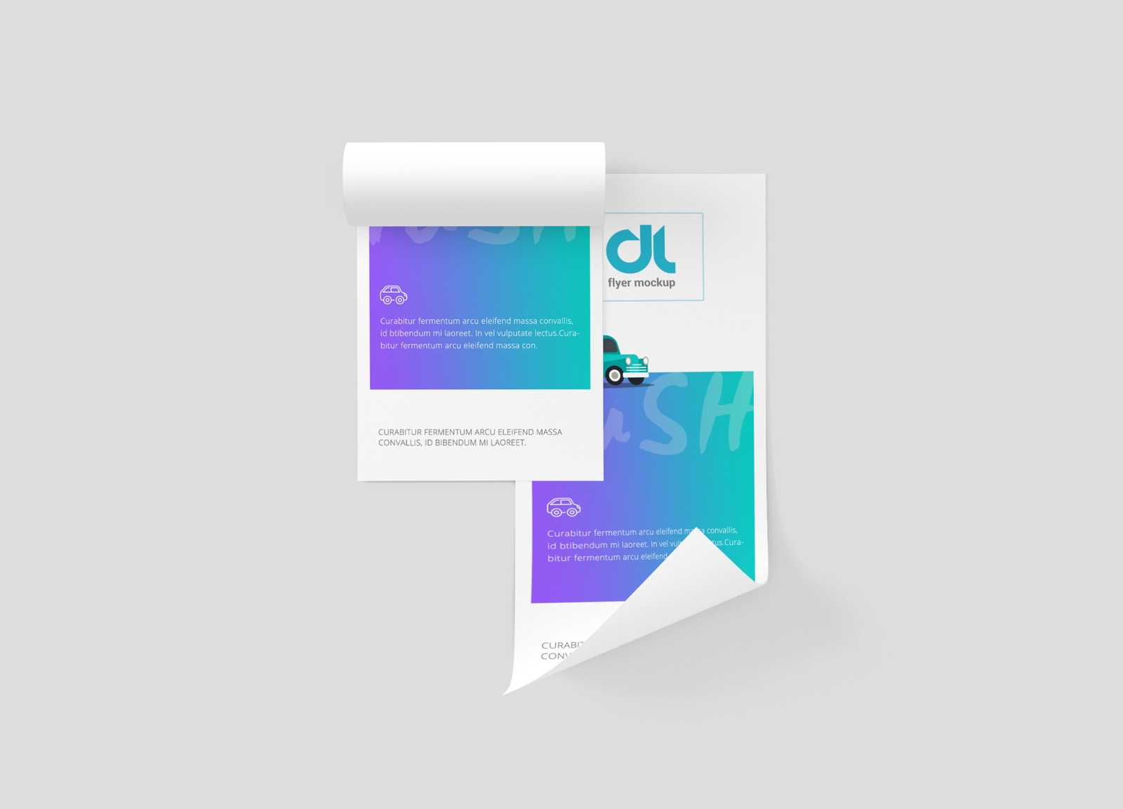 DL Flyer Mockup