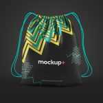 Drawstring Bag Free PSD Mockup - Free PSD Download Drawstring Bag Free PSD Mockup