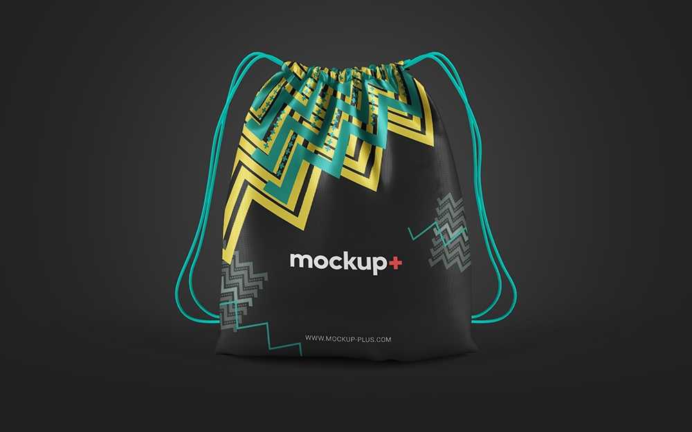 Drawstring Bag Free PSD Mockup