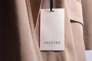 Elegant Cloth Price Tag Label Mockup Free PSD