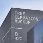 Elevation PSD Mockup - Free PSD Download Elevation PSD Mockup