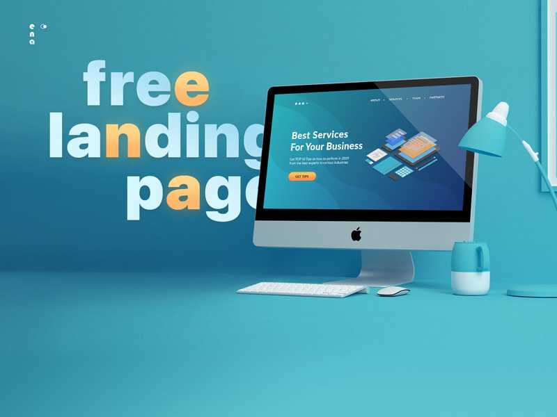 ENA Landing Page Website PSD Template
