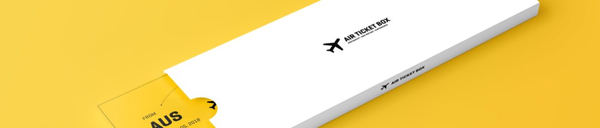 Event Ticket PSD Mockup
