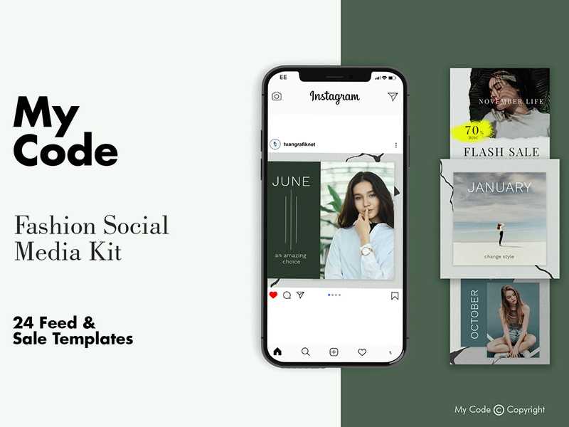 Fashion Instagram Post Design Templates PSD