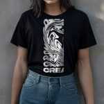 Female Black T-Shirt PSD Free