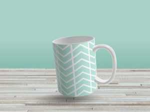 Floating Mug PSD Mockup