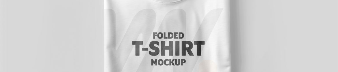 Folded Free T-Shirt Mockup