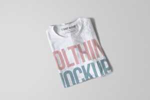 Folded T-Shirt Mockup