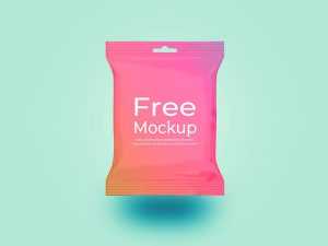 Food Packet Design Package Mockup Free PSD