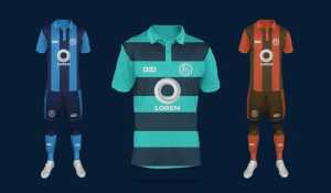 Football or Soccer Jersey and Logo Mockup