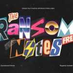 Free 1000+ Ransom Note Letters PNG for Design Projects