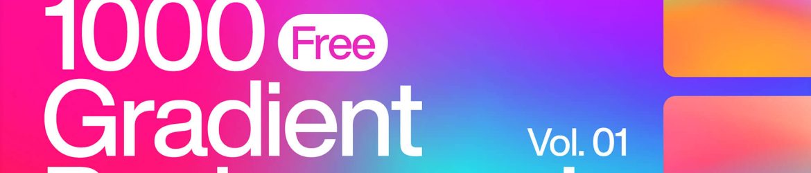 Free 1000 Vibrant Gradient Backgrounds Vol 01 Download