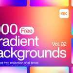 Free 1000 Vibrant Gradient Color Backgrounds Vol. 02 Download