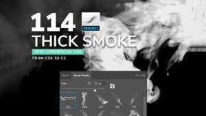 Free 114 Thick Smoke Photoshop Brushes .abr Free Download