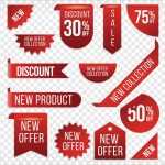 Free 13 Special Offer Sale Tags Shapes PSD