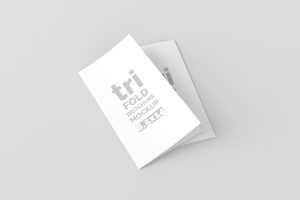 Free 14x8.5 Trifold Brochure Mockup