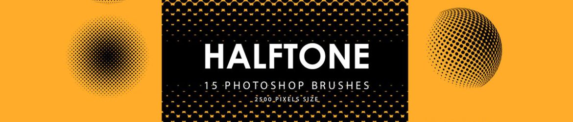 Free 15 Halftone Photoshop Brushes