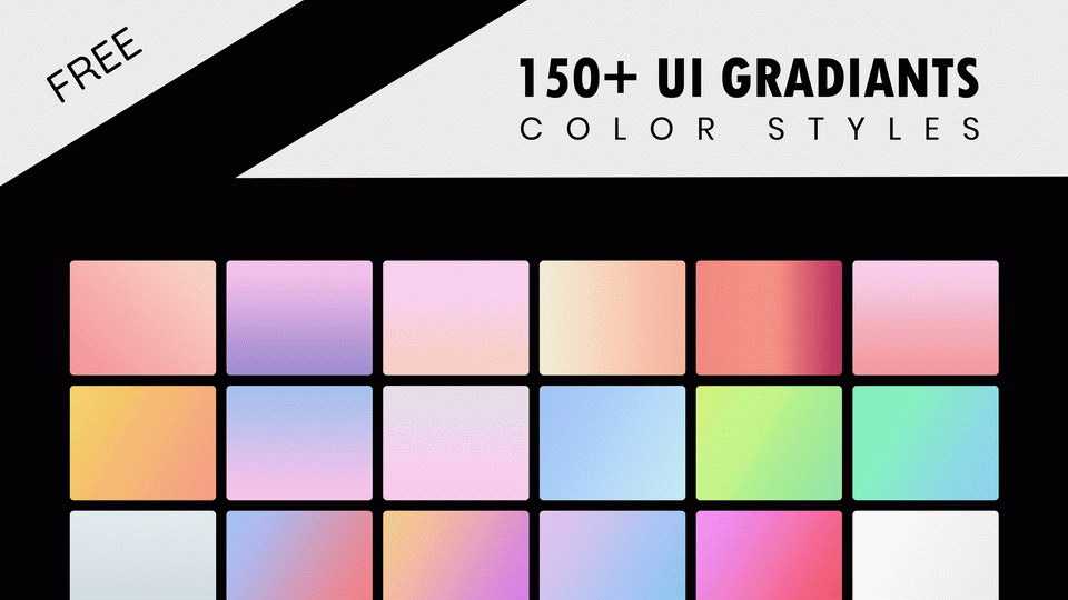Free 150+ UI Gradients Color Styles