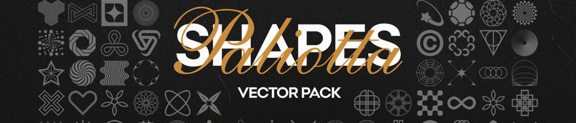 Free 160 Shapes Vector Pack – Photoshop Custom Shapes PSD, AI & EPS Files