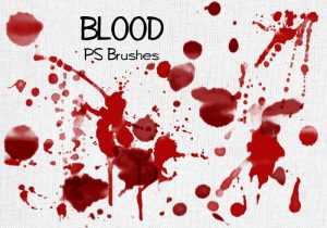 Free 20 Blood Splatter Ps Brushes Abr