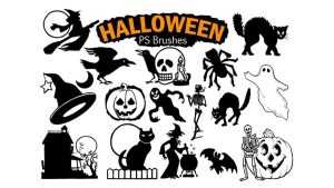 Free 20 Halloween Ps Brushes .abr