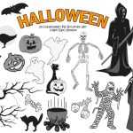 Free 20 Halloween Scary Brushes Photoshop