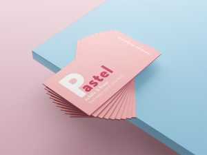 Free 3 Business Cards Mockups PSD