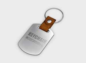 Free 3 Keychain Mockup PSD PSD