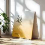 Free 34x43 Canvas Mockup