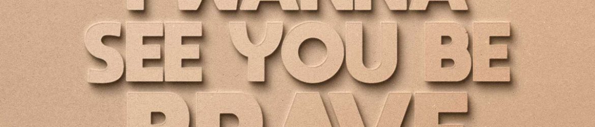 Free 3D Cardboard Embossed Style Text Effect PSD